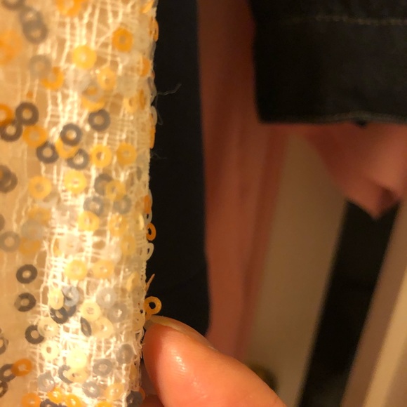 BCBG Bryleigh Strapless Sequined and Lace Dress - Picture 5 of 6